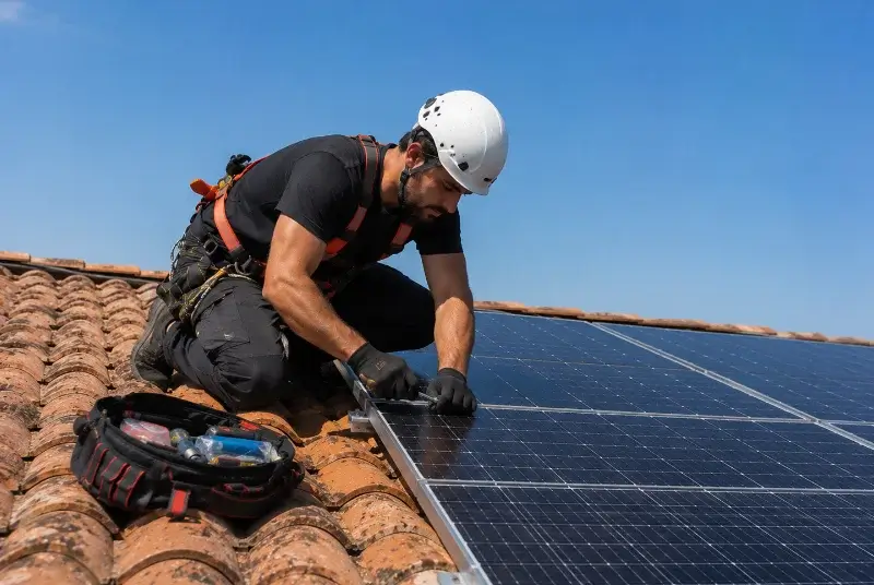 Maintenance et monitoring de panneaux solaires à Saint-Gély-du-Fesc